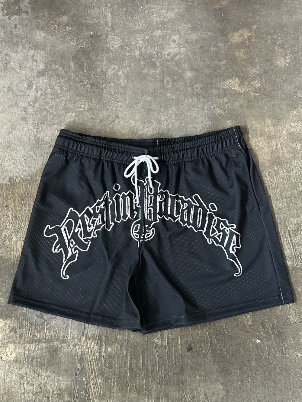Rest in Paradise - ANUEL Brand Athletic Mesh Shorts